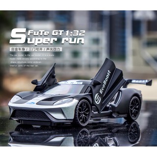 โมเดลรถแข่ง 1:32 Ford GT HENES แบบเปิดได้ ของเล่นสําหรับเด็ก