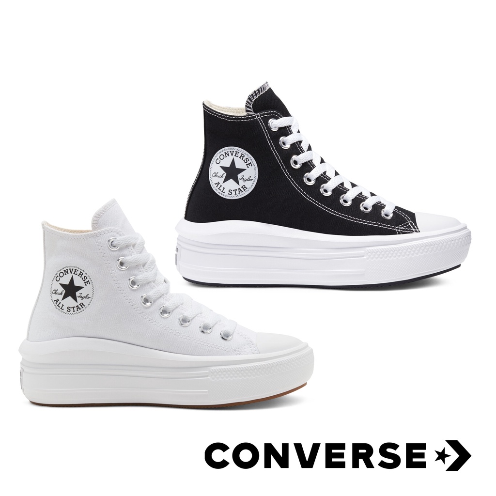 [ลด30% เก็บโค้ด 2509FASHDD] CONVERSE Chuck Taylor All Star Move Hi รองเท้าผ้าใบ หุ้มข้อ ผู้หญิง คอนเ