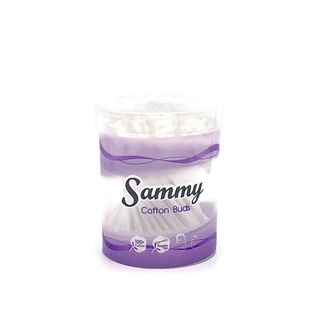 Sammy แซมมี่ สำลีก้านกระปุก คอตตอนบัต คอตตอน 100% 100ก้าน