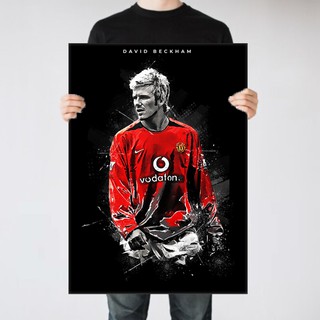 โปสเตอร์ เดวิด เบ็คแฮม แมนเชสเตอร์ ยูไนเต็ด David Beckham Poster Manchester United