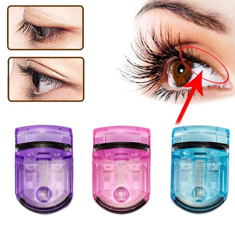 4 Colors Portable Mini Eyelash Curler,Eye Lashes Curling False Eyelashes Curlers, Nature Curl Style Clip