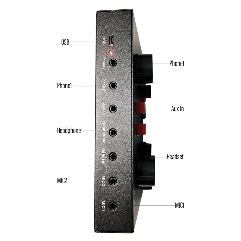 V8X PRO Audio Mixer Live Sound Card Bluetooth 15 Sound Mode DSP