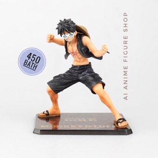 ( โมเดลลูฟี่ วันพีช เปลี่ยนหน้าได้ ) Anime Onepiece Luffy &gt;&gt; PVC Action Figure Toys 12cm.