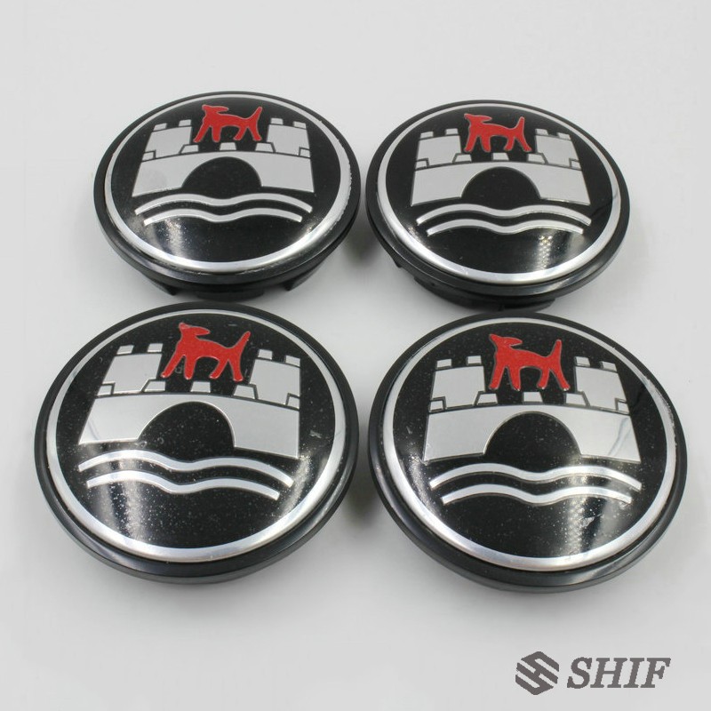 65 มม.VW Emblem Wheel Center Hub Caps Cover สําหรับ Volkswagen