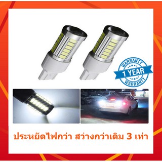 ไฟ led หลอดไฟ led ไฟท้าย ไฟเบรค ไฟถอย  ขั้ว T20 แบบเสียบ Light 7443 5730 33 SMD LED 1 ชิ้น