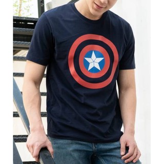 เสื้อยืดมาร์เวล กัปตันอเมริกา Captain America-9042-NVS-5XL