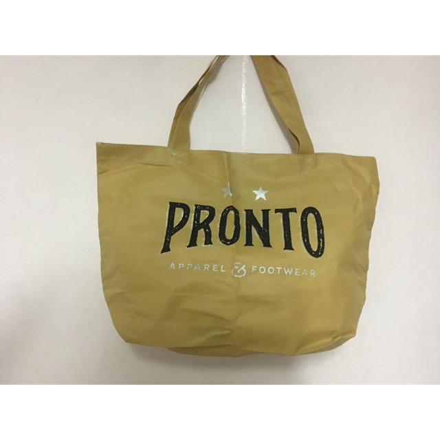 ถุงผ้า pronto denim สีดหลือง mustard