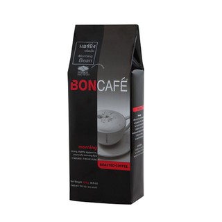 Boncafe Morning Roasted Coffee Bean 250g  บอนกาแฟมอร์นิ่งเมล็ดกาแฟคั่ว 250 กรัม