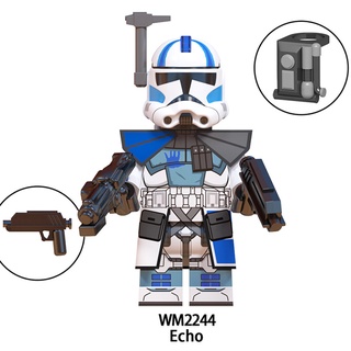 ฟิกเกอร์ Echo Minifigures ARC Clone Trooper Space Wars ของเล่นสําหรับเด็ก