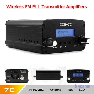 Ka 1 W / 7 W วิทยุ Fm Transmitter ขนาดเล็ก Pll Station 76 Mhz - 108 Mhz