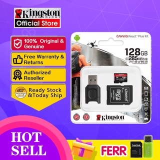 ❀ ของแท้ !Kingston SDCS2 การ์ดหน่วยความจํา Micro sd 16GB 32GB 64GB 128GB Class 10 ผ้าแคนวาส สําหรับกล้องวงจรปิด Ip