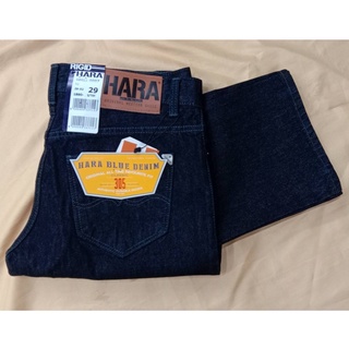 HARA HMS1-9007-02 สีดำมิดไนท์ตะเข็บเทา (ขากระบอกปกติ)