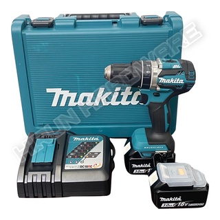 DHP484RFE 13MM(1/2”) สว่านกระแทก MAKITA CORDLESS HAMMER DRIVER DRILL