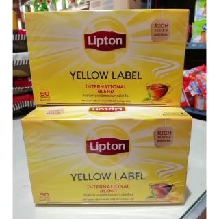 ชาลิปตัน Lipton ซองจุ่ม 50 ซอง ซองละ 2 กรัม