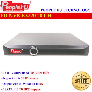 FU NVR TC-R3220 เครื่องบันทึกระบบ IP 20 ช่อง 12 MP