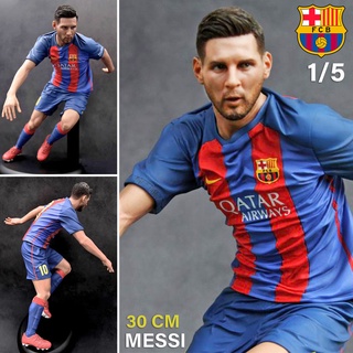 Manlin Studio FC Barcelona Camp Nou บาร์เซโลนา Lionel Messi ลิโอเนล เมสซิ สูง 30 cm บัลลงดอร์สมัยที่ 7 Resin Statue Gift