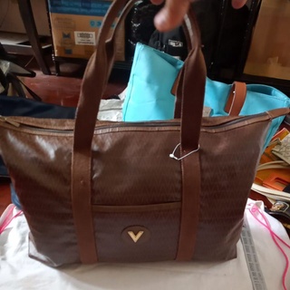 กระเป๋า MARIO VALENTINO MONOGRAM TRAVEL BAG แท้100% | Shopee Thailand