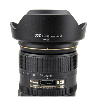 JJC LH-53 เลนส์ฮู้ดสำหรับ Nikon 24-120 Lens/4G ED VR