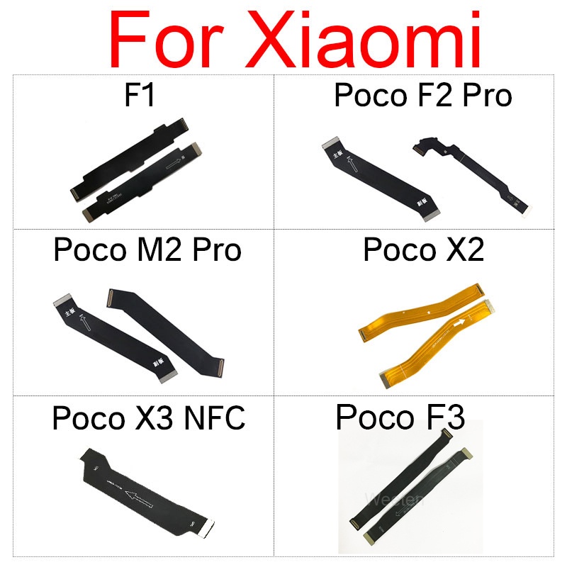 อะไหล่เมนบอร์ดหน้าจอ LCD สายเคเบิลอ่อน แบบเปลี่ยน สําหรับ Xiami Mi Poco F1 F2 Pro M2Pro X2 X3 NFC F3 Pocophone F1
