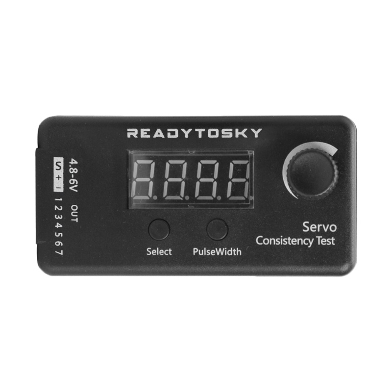 Gj * เครื่องวัดแรงดันไฟฟ้าสําหรับ DC 4 8-6V 3 โหมด Digital Servo ESC Consistency Tester Steerin