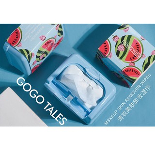 gogo tales makeup skin remover wipes  ทำความสะอาดผิวหน้า**ของแท้ พร้อมส่ง