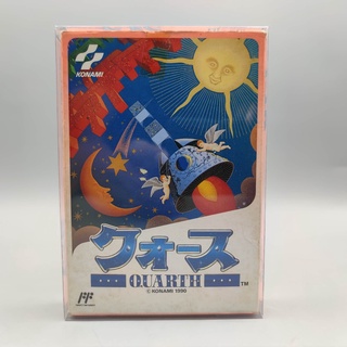 QUARTH สภาพปานกลาง หูครบ กล่องแท้ Famicom มีเฉพาะกล่อง ถาดทำใหม่ เอกสารแนบ และมีกล่องใสกันรอย