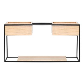 อุปกรณ์ ชั้นติดผนัง+กล่องไม้ STACKO ALTER 40x15x20 ซม. สีดำ ติดตั้งง่าย แข็งแรงทนทาน