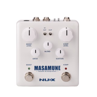 Nux เอฟเฟ็คก้อน รุ่น NBK-5 Masamune Guitar Analog Compressor and Booster Pedal Verdugo Series Stompboxes