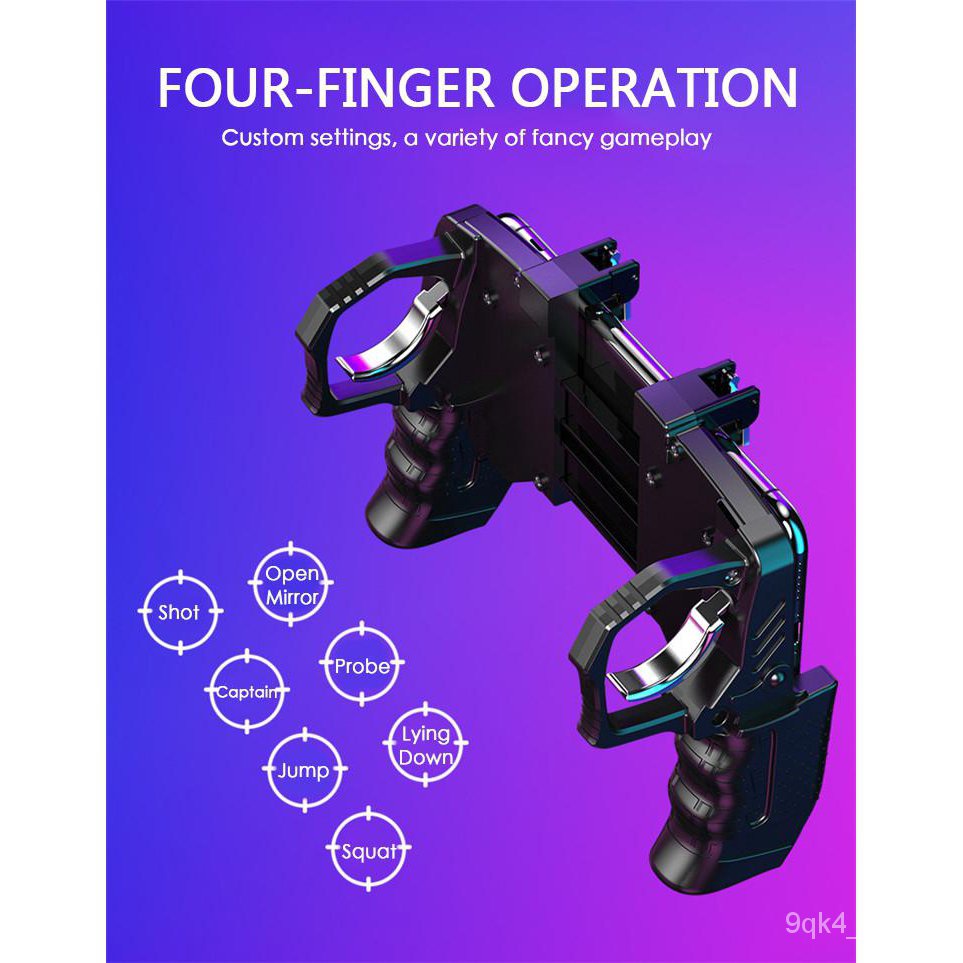 3CK21 PUBG Mobile Joystick Gamepad Recovery L1 R1 Trigger Game Shooter ...