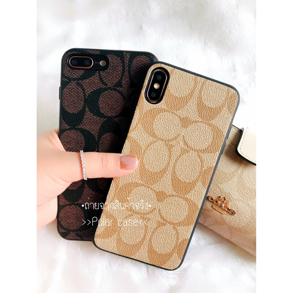☁ เคสหนังตัว C สีครีม ☁ [📮สินค้าพร้อมส่งในไทย] เคสหนัง เคสโทรศัพท์มือถือ สำหรับรุ่น i7p,8p,X,Xs,Xsma