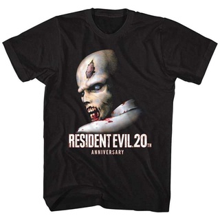 Wanyg เสื้อยืดแขนสั้น พิมพ์ลาย Resident Evil Horror Science Fiction Video Game 20Th Anniversary สไตล์คลาสสิก ของขวัญวันเ