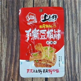 周记上上好手撕豆板筋26g包香辣素牛排素肉卷 สเต็กเนื้อมังสวิรัติ รสเผ็ด ขนาด 26 กรัม