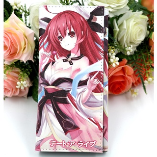 กระเป๋าสตางค์ใบยาวพิมพ์ลาย Anime Date A Live