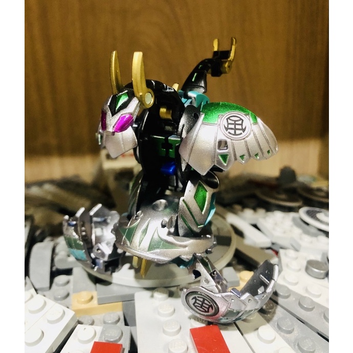 BAKUGAN New Vestoria Green Ventus ALTAIR & WIRED LYNC's Combat Set ( Metallic Custom Painted ) #บาคุ