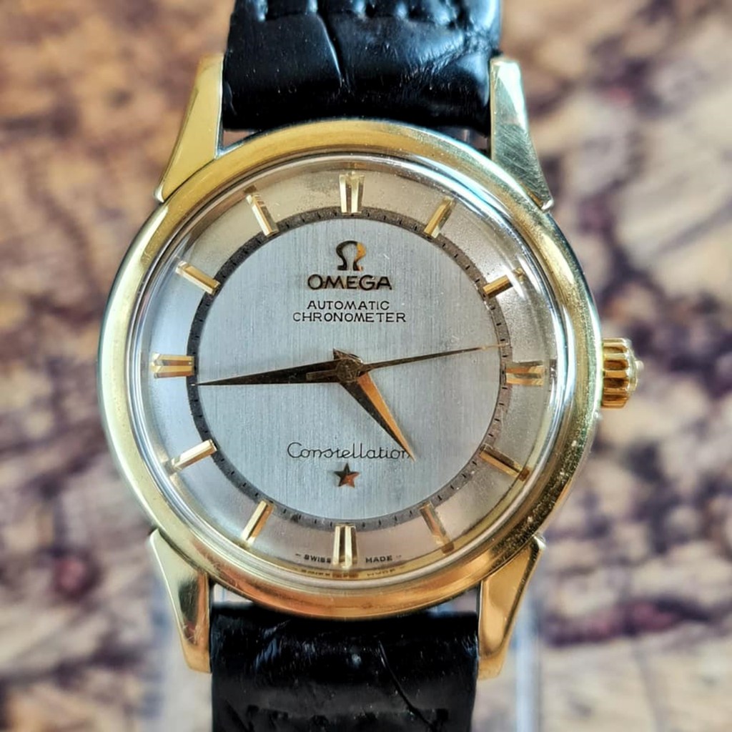 Vintage Omega Constellation Rail track dial หอดูดาว ขานกทองหุ้ม หน้ารางรถไฟ หายาก