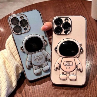 เคสซิลิโคน ลายนักบินอวกาศ พร้อมขาตั้ง สําหรับ oppo RENO 2Z 2F RENO 6z-5G RENO6 LITE RENO 6.4(5G) RENO 6 PRO-5G(doc) RENO 6-5G(doc)