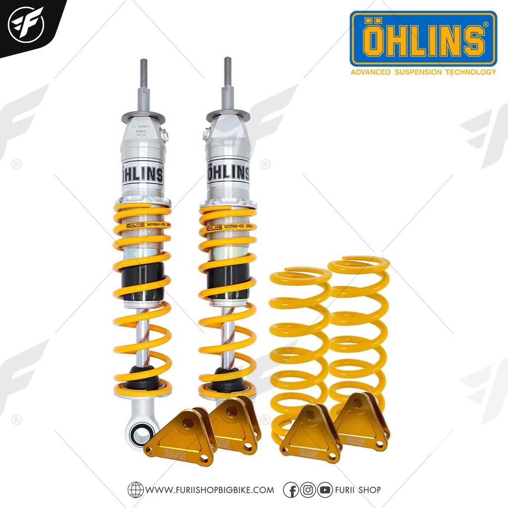 โช๊คหลังแต่ง OHLINS PI 903 For Vespa GTS150/GTS300 2019-2023