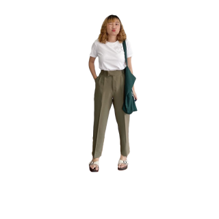 Pasta trousers กางเกงขายาวทรงบอย กางเกงทรงลุง กางเกงทำงาน กางเกงสไตล์มินิมอล กางเกงทรงกระบอก กางเกงขายาวลูกคุณ กางเกงดี