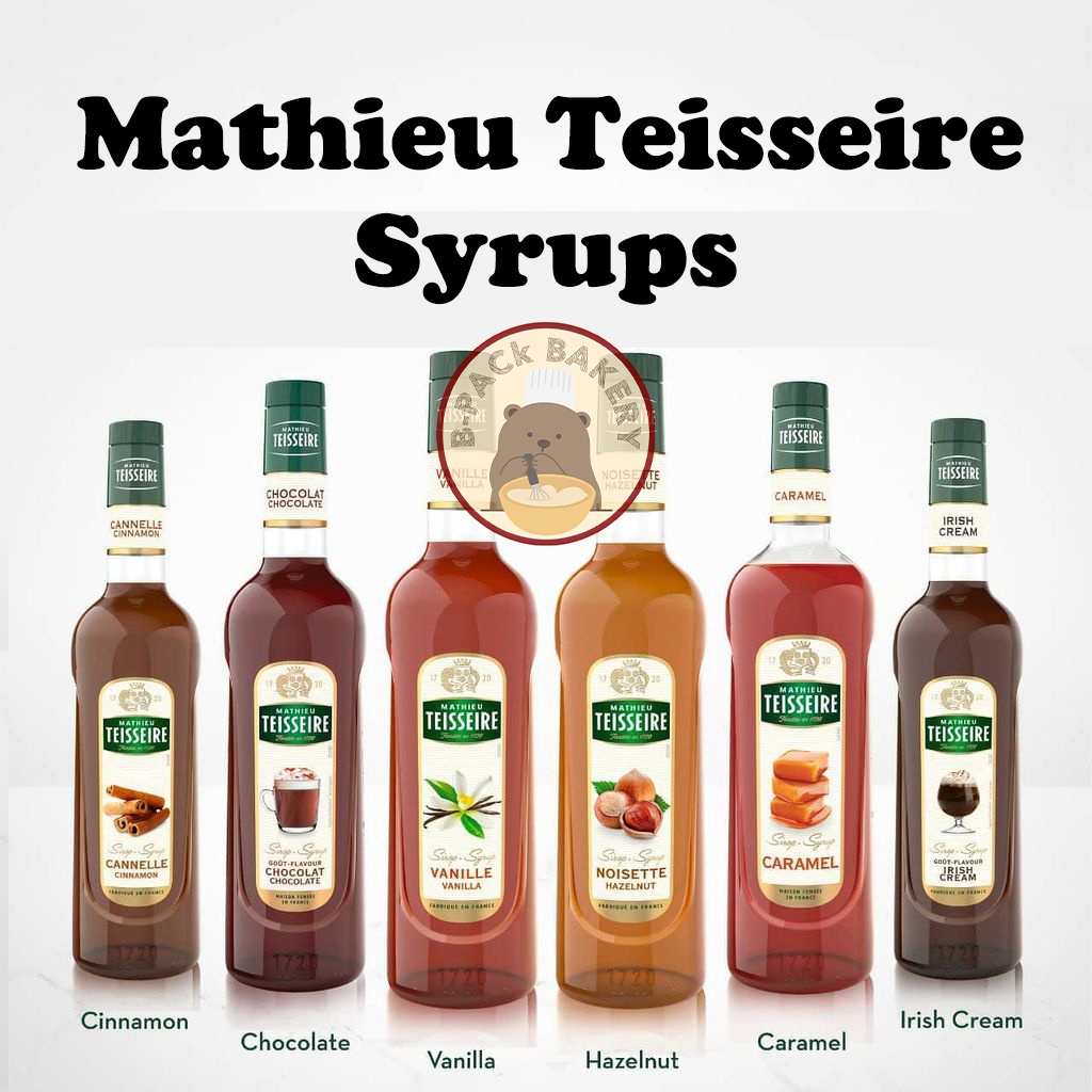 (เตสแซร์ ไซรัป) แมททิว เตสแซร์ ไซรัป น้ำเชื่อม Mathieu Teisseire Syrup 700ml