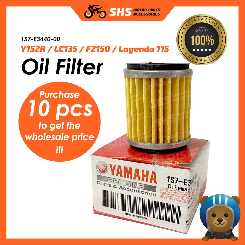 YAMAHA กรองน้ํามัน / น้ํายาล้างน้ํามัน 1 ชิ้น Y15ZR / LC135 / FZ150 / Lagenda 115 / 1S7-E3440-00