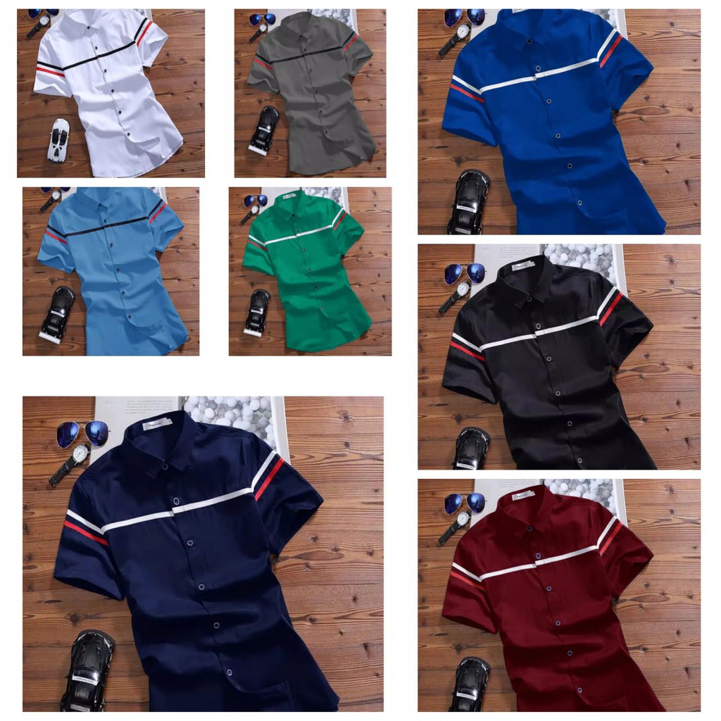 KEMEJA 8 COLORS OF COOL SIMPLE IPMAN เสื้อเชิ้ต 3 SIZES ML-XL