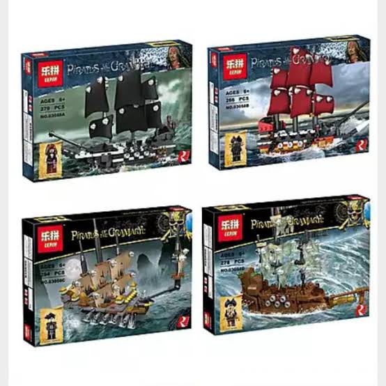 เลโก้ Pirates of the Caribbean ชุด4กล่อง