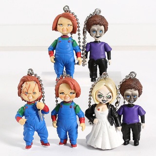 (มีของพร้อมส่ง) Gashapon กาชาปองพวงกุญแจชัคกี้ Chucky Child’s Play