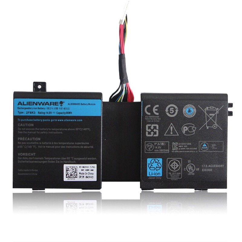 Dell M18X R3 Alien 17 2F8K3 M17X R5 P18E Laptop Original