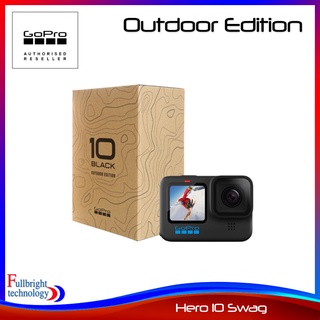 GoPro Hero10 Black Bundle with Hat/Bag/Compass Giftbox (Swag) เซ็ทกล้องแอคชั่นแคม พร้อมหมวกและกระเป๋าใส่ของจากโกโปร รับประกันศูนย์ไทย 1 ปี