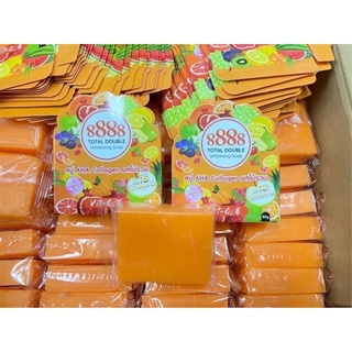 8888 Total Double Whitening Soap 80g สบู่