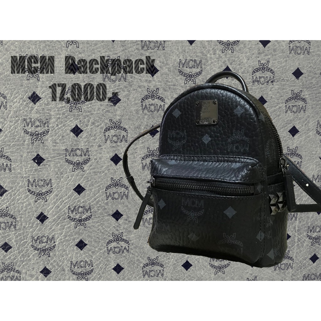 กระเป๋าเป้ MCM stark Bebe boo backpack (black) ของแท้
