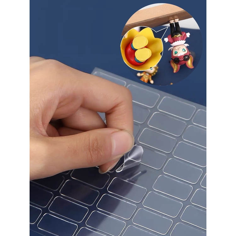 EZ กาวแผ่น42ดวง กาวสองหน้าติดโมเดล กาวนาโน Minifig Model Toy 2 Sided Sticker 42 PCS per Nano Strong Tape Glue