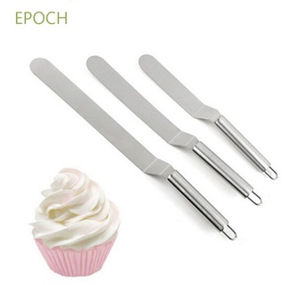 Epoch เครื่องมือไม้พายสแตนเลส Diy สําหรับตกแต่งเค้กเบเกอรี่ 6/8/10 นิ้ว