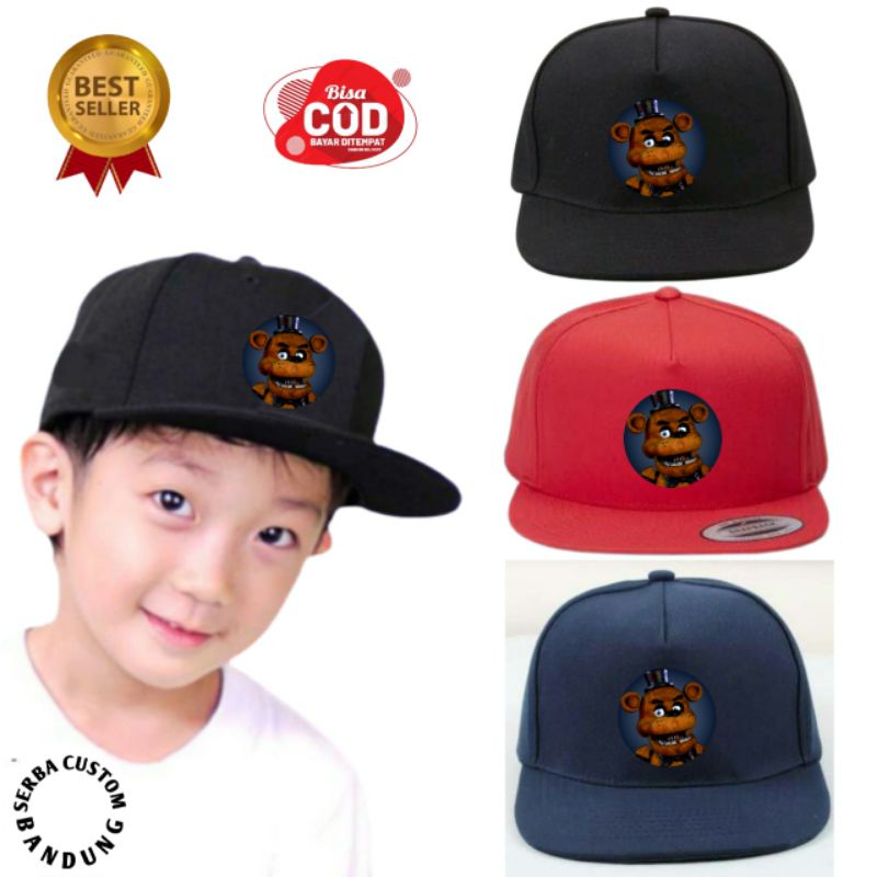 Fnaf Five nights at หมวก Snapback ของ Freddy